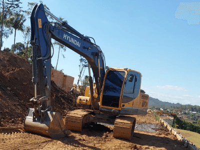 Laje nervurada e rampa de Veículos